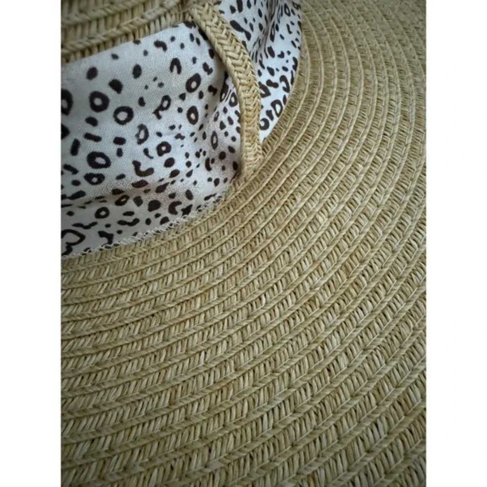 Floppy Straw Sun‎ Hats Women's OS Beach Ready Lot Of 2